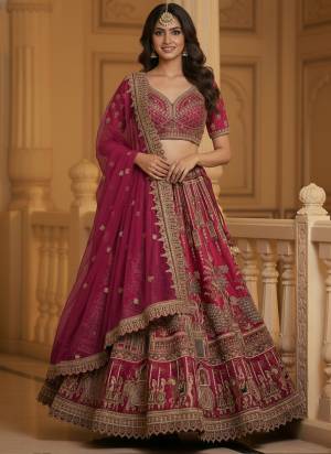 For A Fancy Designer Look,Grab These Lehenga Choli With Dupatta in Fine Colored.These Lehenga And Choli Are Silk And Dupatta Are Fabricated On Soft Net Pair.Its Beautified With Heavy Fancy Sequance,Dori,Multy Thread Embroidery,Beads Hand Work. 