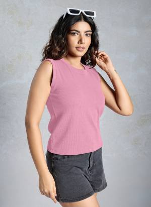 Looking These Beautiful Looking Readymade Tank Top.These Top is Fabricated On Knited.Its Beautified With Solid Designer.
