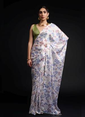 Grab These Ready To Wear Saree in Fine Colored.These Saree is Fabricated On Chinon Pair With Banglori Silk Blouse.Its Beautified Designer Digital Printed.