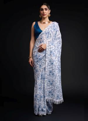 Grab These Ready To Wear Saree in Fine Colored.These Saree is Fabricated On Chinon Pair With Banglori Silk Blouse.Its Beautified Designer Digital Printed.