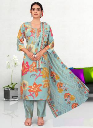 Attrective These Suit in Fine Colored Pair With Bottom And Dupatta.These Top And Bottom Are Fabricated On Muslin Pair With Muslin Dupatta.Its Beautified With Designer Foil Printed,Adda Hand Embroidery Work.