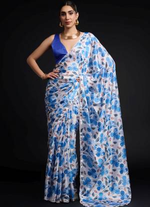 Looking These Ready To Wear Saree in Fine Colored.These Saree is Fabricated On Chinon Pair With Banglori Silk Blouse.Its Beautified Designer Digital Printed.