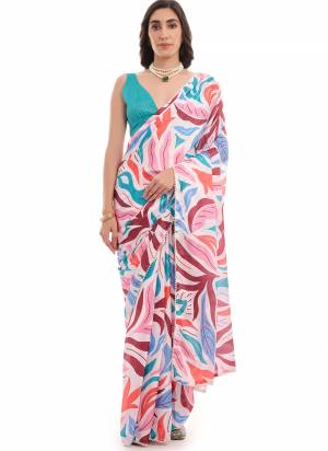 Looking These Ready To Wear Saree in Fine Colored.These Saree is Fabricated On Chinon Pair With Banglori Silk Blouse.Its Beautified Designer Digital Printed.