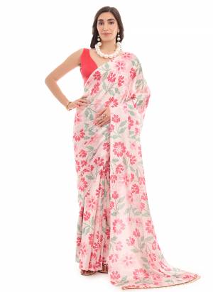 Looking These Ready To Wear Saree in Fine Colored.These Saree is Fabricated On Chinon Pair With Banglori Silk Blouse.Its Beautified Designer Digital Printed.