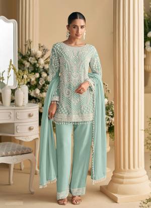 Attractive These Party Wear Semi Stitched Suit in Fine Colored Pair With Dupatta.These Top And Dupatta Are Georgette And Bottom Are Santoon And Pair With Santoon Inner.Its Beautified With Heavy Designer Embroidery Work.