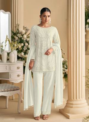 Attractive These Party Wear Semi Stitched Suit in Fine Colored Pair With Dupatta.These Top And Dupatta Are Georgette And Bottom Are Santoon And Pair With Santoon Inner.Its Beautified With Heavy Designer Embroidery Work.
