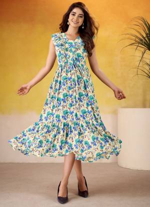 Attractive These Beautiful Looking Readymade Long Kurti.These Kurti Fabricated On Maslin Silk.Its Beautified With Designer Floral Printed.