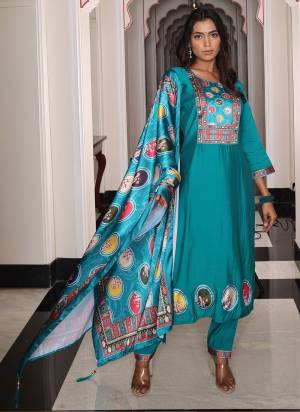 Attractive These Party Wear Suit in Fine Colored Pair With Bottom And Dupatta.These Top And Bottom Are Fabricated On Viscose Simmer Pair With Simmer Silk Dupatta.Its Beautified With Designer Embroidery Work.