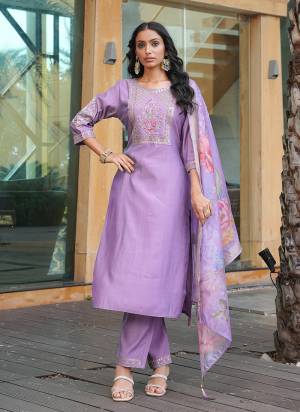 Attractive These Party Wear Suit in Fine Colored Pair With Bottom And Dupatta.These Top And Bottom Are Fabricated On Cotton Silk Pair With Jacquard Simmer Dupatta.Its Beautified With Designer Embroidery Work.