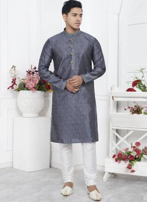 Looking These Party Wear Mans Wear Kutra Payjama wearing this fashionable. These Kurta Are Jacquard Silk And Payjama Art Silk finest Fabriced With Woven Designer With Embroidery Work.