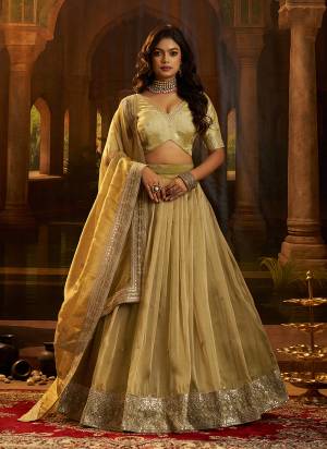 For A Designer Look,Grab These Lehenga Choli in Fine Colored.These Lehenga And Dupatta Are Fabricated On Organza Pair With Art Silk Blouse.Its Beautified With Designer Dori,Sequance,Jari Embroidery Work.