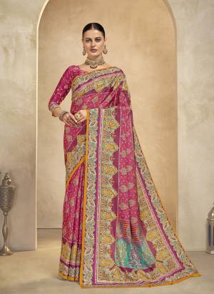 Attractive These Fastive And Party Wear Saree in Fine Colored.These Saree And Blouse is Fabricated On Crepe Silk.Its Beautified With Designer Digital Foil Printed.
