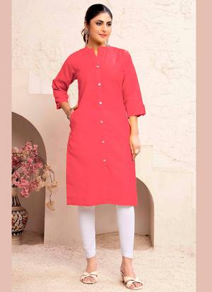 Looking These Beautiful Looking Readymade Kurti.These Kurti is Fabricated On Magic Cotton.Its Beautified With Solid With Pocket.