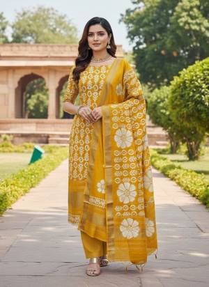 Grab These Suit in Fine Colored Pair With Bottom And Dupatta.These Top Are Gajji Silk And Dupatta Are Fabricated On Gajji Silk Pair With Santoon Bottom.Its Beautified With Woven Jari Patta Designer With Batik Printed.
