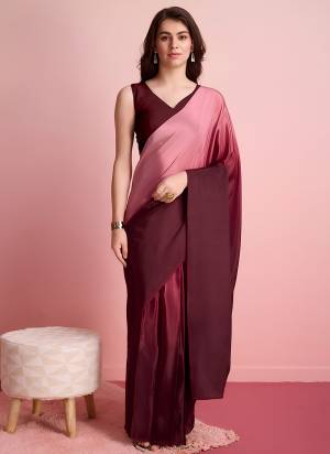 Attractive These Party Wear Ready To Wear Saree in Fine Colored.These Saree Are Chinon And Blouse is Chinon Fabricated.Its Beautified With Designer Pedding Color With Printed Blouse.