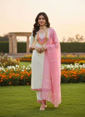 Looking These Disigner Suit in Fine Colored Pair With Bottom And Dupatta.These Top Are Modal Butti And Dupatta Are Fabricated On Modal Jacquard Pair With Santoon Bottom.Its Beautified With Woven Designer With Coding Embroidery Work.