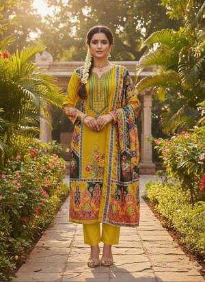 Garb These Disigner Suit in Fine Colored Pair With Bottom And Dupatta.These Top Are Chinon And Dupatta Are Fabricated On Chinon Pair With Santoon Bottom.Its Beautified With Designer Printed.