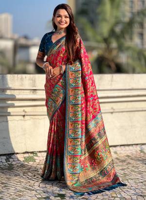 Garb These Party Wear Saree in Fine Colored.These Saree And Blouse is Fabricated On Viscose Silk.Its Beautified With Weaving Jari Designer With Position Printed.