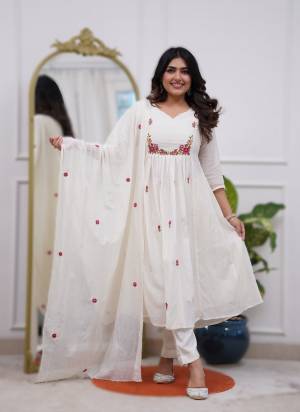 Garb These Suit in Fine Colored Pair With Bottom And Dupatta.These Top Are P V Chanderi And Bottom Are Fabricated On P V Chanderi Pair With P V Chanderi Dupatta.Its Beautified With Designer Embroidery Work.