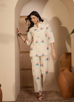 Looking These Beautiful Looking Readymade Co Ord Dress.These Top And Bottom Are Khadi Silk Fabricated.Its Beautified  With Disigner Embroidery Work.