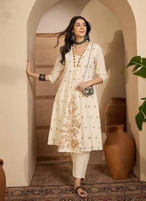 Looking These Beautiful Looking Readymade Top With Bottom Dress.These Top And Bottom Are Khadi Silk Fabricated.Its Beautified  With Disigner Embroidery Work.