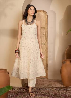 Looking These Beautiful Looking Readymade Top With Bottom Dress.These Top And Bottom Are Khadi Silk Fabricated.Its Beautified  With Disigner Embroidery Work.