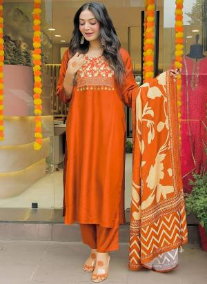 Garb These Suit in Fine Colored Pair With Bottom And Dupatta.These Top Are Cotton And Bottom Are Fabricated On Silk Blend Pair With Muslin Dupatta.Its Beautified With Designer Embroidery Work.