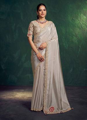 Look Attractive These Designer Party Wear Fancy Saree With Stitched Blouse in Fine Colored.These Saree Are Upada Silk And Blouse Satin Silk Fabricated.Its Beautified Fancy Designer Embroidery, Hand Work.