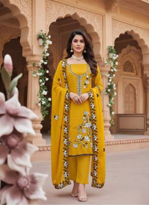 Garb These Disigner Suit in Fine Colored Pair With Bottom And Dupatta.These Top Are Star Georgette And Dupatta Are Fabricated On Star Georgette Pair With Santoon Bottom.Its Beautified With Designer Embroidery,Swarovski Work.