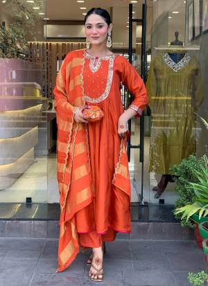 Garb These Suit in Fine Colored Pair With Bottom And Dupatta.These Top Are Cotton Silk And Bottom Are Fabricated On Cotton Silk Pair With Jacquard Silk Dupatta.Its Beautified With Designer Embroidery Work.