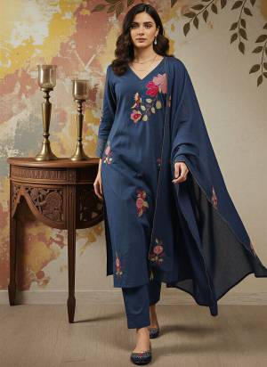 Garb These Beautiful Looking Readymade Suits.These Top Are Chanderi Silk And Bottom Are Chanderi Silk And Chanderi Dupatta Fabricated.Its Beautified  With Disigner Embroidery Work.