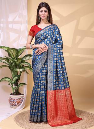Attrective Looking These Fastival Saree in Fine Colored.These Saree And Blouse is Fabricated On Lichi Silk.Its Beautified With Weaving Designer.