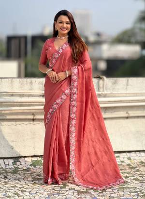 Attractive These Party Wear Saree in Fine Colored.These Saree And Blouse is Fabricated On Crush Silk.Its Beautified With Designer Multy Thread Embroidery Work.