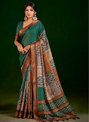 Looking These Traditinol Party Wear Saree in Fine Colored.These Saree Gathan Silk And Blouse is Fabricated On Gathan Silk Pair.Its Beautified With Woven Jari Border Designer With Digital Printed.