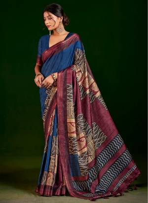 Looking These Traditinol Party Wear Saree in Fine Colored.These Saree Gathan Silk And Blouse is Fabricated On Gathan Silk Pair.Its Beautified With Woven Jari Border Designer With Digital Printed.