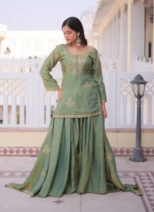 Attactive These Beautiful Looking Readymade Suit With Dupatta.These Top And Bottom Are Fendy Crush And Dupatta is Fabricated On Fendy Crush.Its Beautified With Designer Jari,Sequance Embroidery Work.