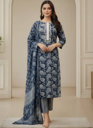 Attrective These Suit in Fine Colored Pair With Bottom And Dupatta.These Top And Bottom Are Fabricated On Cotton Pair With Cotton Dupatta.Its Beautified With Designer Printed Designer With Embroidery Work.