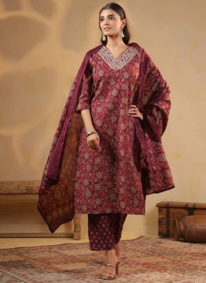 Attrective These Suit in Fine Colored Pair With Bottom And Dupatta.These Top And Bottom Are Fabricated On Cotton Pair With Cotton Dupatta.Its Beautified With Designer Printed Designer With Embroidery Work.