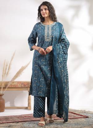 Attrective These Suit in Fine Colored Pair With Bottom And Dupatta.These Top And Bottom Are Fabricated On Cotton Pair With Cotton Dupatta.Its Beautified With Designer Printed Designer With Embroidery Work.