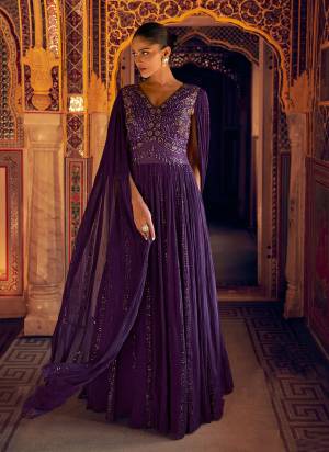 Looking These Party Wear Free Size Stitched Anarkali Suit in Fine Colored Pair.These Top Are Viscose Fabric.Its Beautified With Heavy Designer Embroidery Work.