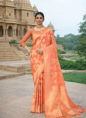 Looking These Party Wear Saree in Fine Colored Pair With Blouse.These Saree and Blouse Are Fabricated On Crepe Silk.Its Beautified With Woven Jari Designer.