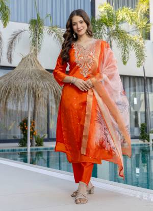 Garb These Suit in Fine Colored Pair With Bottom And Dupatta.These Top Are Jacquard Silk And Bottom Are Fabricated On Chanderi Pair With Jacquard Organza Dupatta.Its Beautified With Designer Embroidery Work.