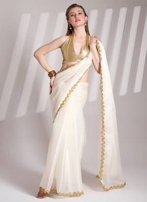 Looking These Party Wear Saree in Fine Colored.These Saree Are Jimmy Choo And Blouse is Gota Silk Fabricated.Its Beautified With Designer Sequance Codding Lace Border.