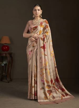 Looking These Party Wear Ready To Wear Saree With Blouse in Fine Colored.These Saree Are Silk Crepe And Blouse is Silk Crepe Fabricated.Its Beautified With Designer Digital Printed.