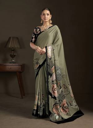 Looking These Party Wear Ready To Wear Saree With Blouse in Fine Colored.These Saree Are Silk Crepe And Blouse is Silk Crepe Fabricated.Its Beautified With Designer Digital Printed.