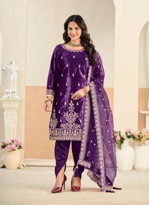 Looking These Beautiful Party Wear Fine Color Suits.These Top Are Velvet And Dupatta Are Net And Bottom Dull Santoon Fabricated.Its Beautified With Heavy Designer Embroidery Work.