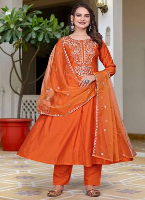 Looking These Suit in Fine Colored Pair With Bottom And Dupatta.These Top Are C P Chanderi And Bottom Are Fabricated On C P Chanderi Pair With C P Chanderi Dupatta.Its Beautified With Designer Embroidery Work.