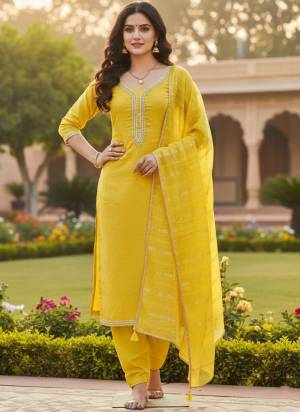 Looking These Disigner Suit in Fine Colored Pair With Bottom And Dupatta.These Top Are Chanderi Butti And Dupatta Are Fabricated On Chanderi Cotton Pair With Santoon Bottom.Its Beautified With Woven Designer With Embroidery Work.