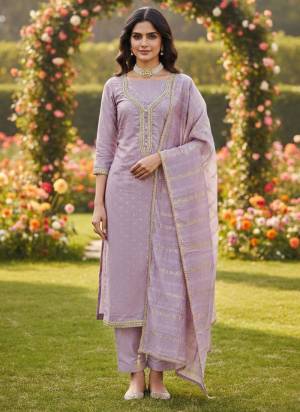 Looking These Disigner Suit in Fine Colored Pair With Bottom And Dupatta.These Top Are Chanderi Butti And Dupatta Are Fabricated On Chanderi Cotton Pair With Santoon Bottom.Its Beautified With Woven Designer With Embroidery Work.