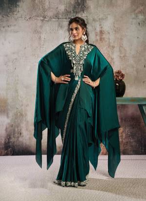 Look Attrective These Designer Party Wear Ready To Wear Saree With Blouse in Fine Colored.These Saree Are Two Tone Satin And Blouse Two Tone Satin is Fabricated.Its Beautified Heavy Fancy Desiger Embroidery With Hand Work .